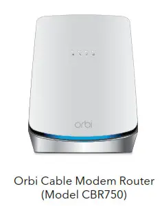 Orbi Cable Modem Router
