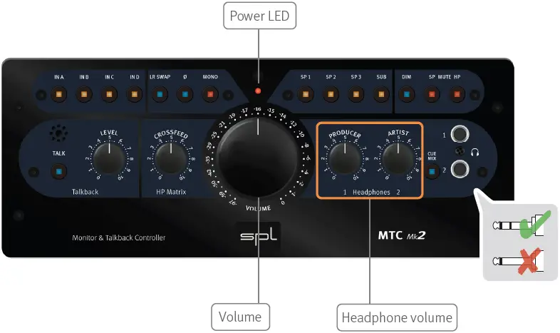 SPL MTC Mk2 Monitor and Talkback Controller-2