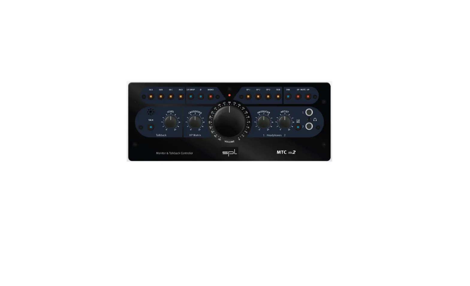 Spl Mtc Mk2 Monitor And Talkback Controller User Manual Spl Mtc Mk2 Monitor And Talkback Controller User Manual