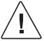 LG LED TV Owner’s Manual - Warning or Caution icon