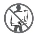 LG LED TV Owner’s Manual - When holding the TV, the screen should face away from you to avoid damage