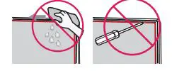 LG LED TV Owner’s Manual - cleaning the product, be careful