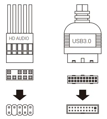 AeroCool Menace Saturn FRGB Computer Case - Front Panel Connecto2