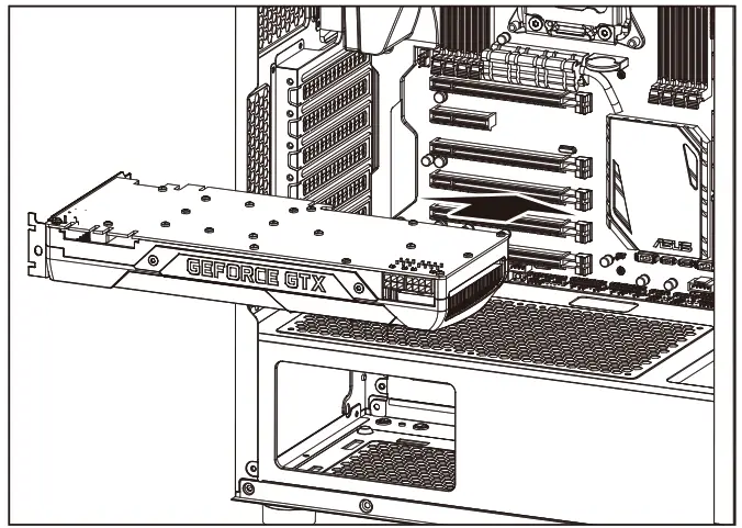 AeroCool Menace Saturn FRGB Computer Case - Install Add-on Card