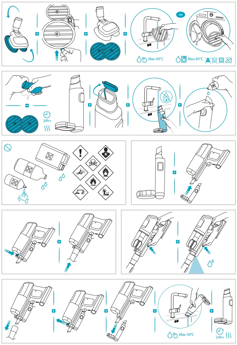 Electrolux EP81UB25GG Ultimate 800 Cordless Stick Vacuum Cleaner - Fig 5