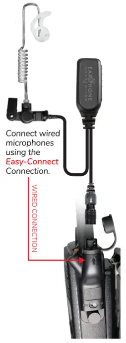 EARPHONE CONNECTION Air Pro Wireless Motorola APX PTT Combo Kit for Wireless Earbuds - fig 3