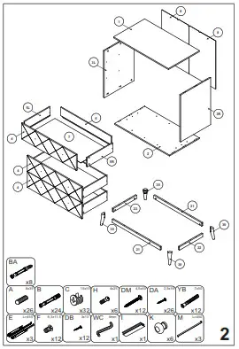 BOPITA 11719351 PARIS DRESSER - 2