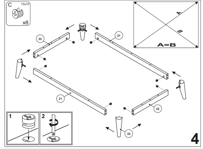 BOPITA 11719351 PARIS DRESSER - 4