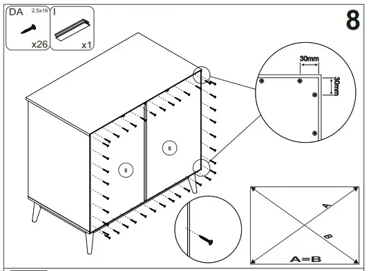 BOPITA 11719351 PARIS DRESSER - 8