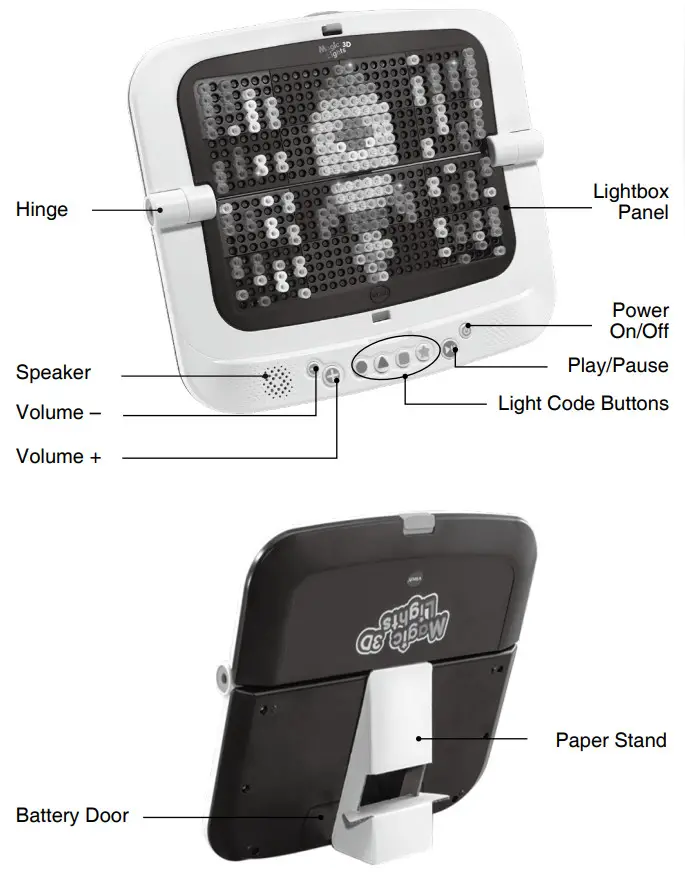 vtech Magic 3D Lights - PRODUCT FEATURES