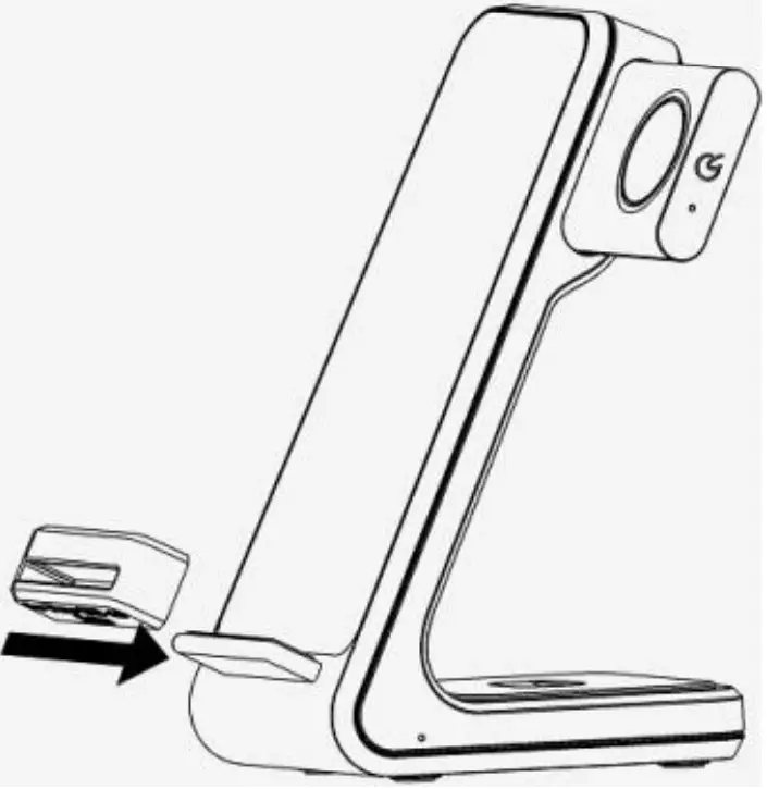 Shenzhen Heshan Technology S8 Multi-Function Wireless Charger Stand overview 1