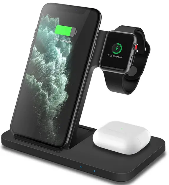 Shenzhen Heshan Technology S8 Multi-Function Wireless Charger Stand
