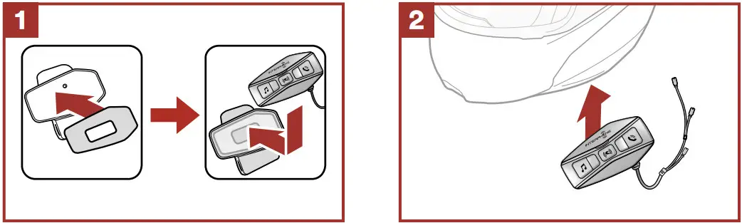 INTERPHONE U COM 4 Motor Bike Intercom - Figure 3