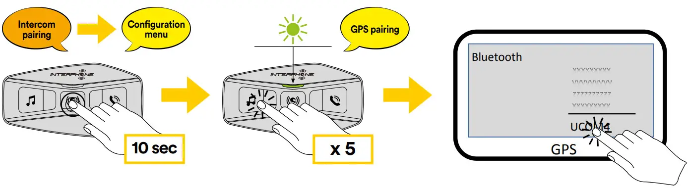 INTERPHONE U COM 4 Motor Bike Intercom - Figure 8