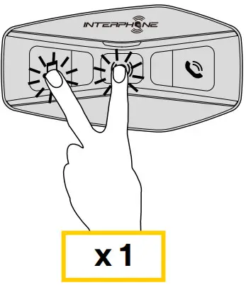 INTERPHONE U COM 4 Motor Bike Intercom - Power of