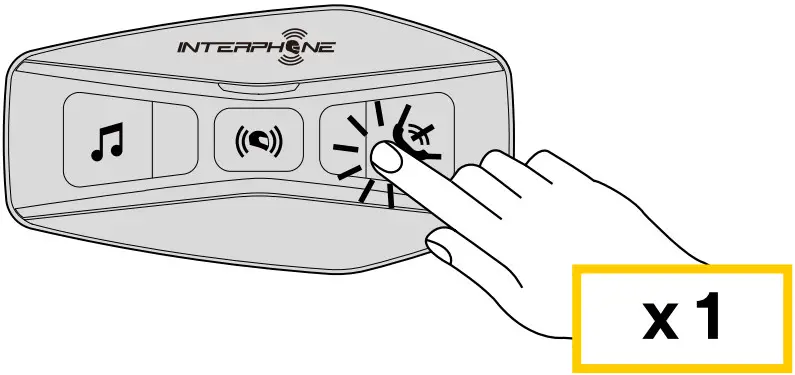 INTERPHONE U COM 4 Motor Bike Intercom - Volume decrease