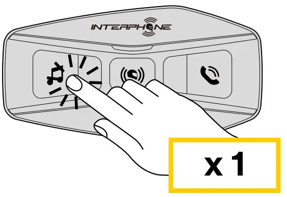 INTERPHONE U COM 4 Motor Bike Intercom - Volume increase