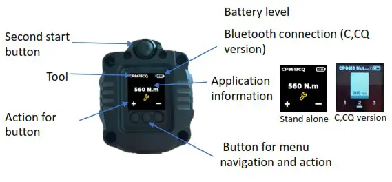 Chicago Pneumatic CP86 Series Battery Torque Wrench - Operating the tool