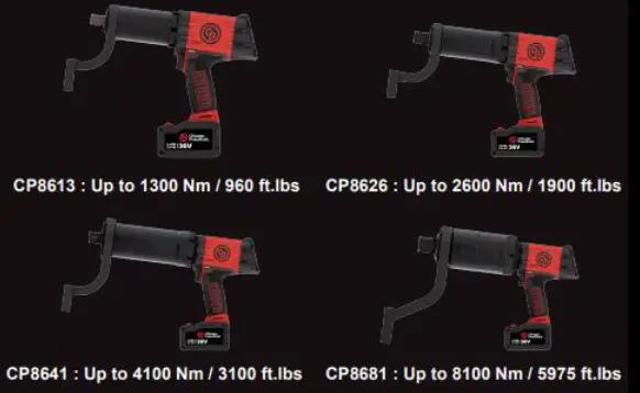 Chicago Pneumatic CP86 Series Battery Torque Wrench - Product Overview