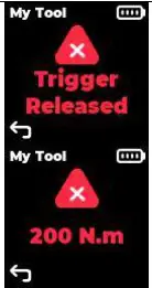 Chicago Pneumatic CP86 Series Battery Torque Wrench - Troubleshooting 2