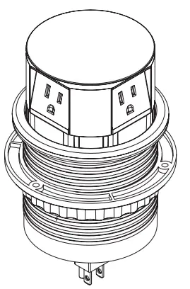 EverFlourish EMP400WL Multiple Cord Extension Set-fig1