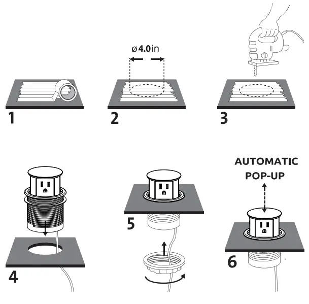 EverFlourish EMP400WL Multiple Cord Extension Set-fig2