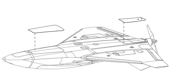ZOHD MK III Alpha strike User Guide - Attach the Teflon skin protection for landings according to the figure