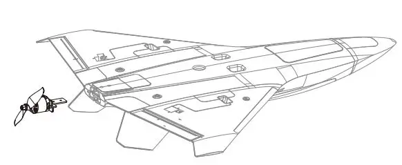 ZOHD MK III Alpha strike User Guide - You will fix the motor seat with the 2 provided screws