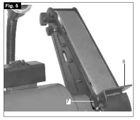 scheppach 4903303901 Belt and Disk Grinder-5