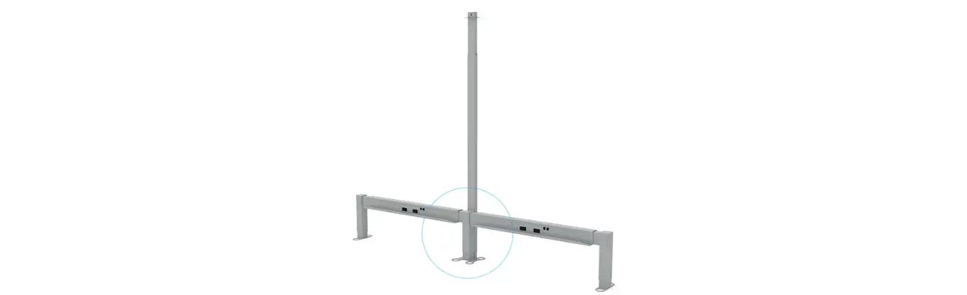 Uplift Desk Power And Data Pole User Guide