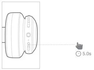 Pair and connect the headphone