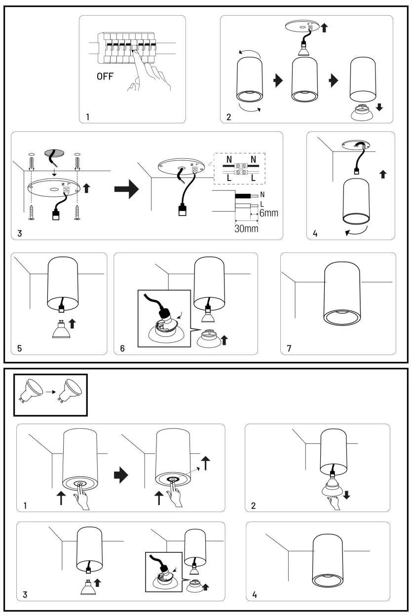 Arlux LIGHTING SR 202 Spot Lamp-fig1