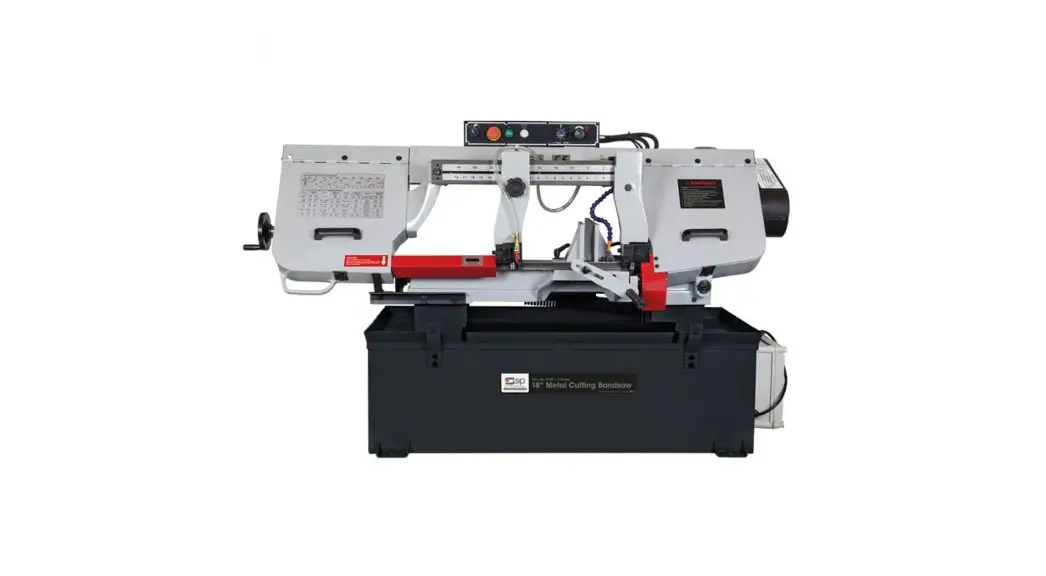 Sip Industrial 01599 18 Inch Metal Cutting Bandsaw User Manual