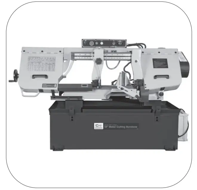 SIP INDUSTRIAL 01599 18 Inch Metal Cutting Bandsaw