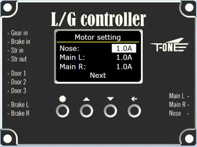 L/G Motor setting -2