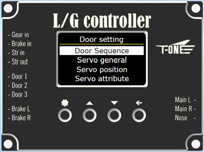 Gear door setting 1