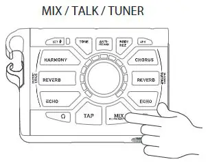 TC HELICON PERFORM-VG Ultra-Simple Mic-Stand-Mount Vocal and Acoustic Guitar Processor User Guide - Mix