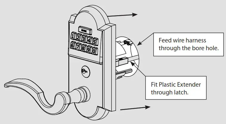 EMTEK Modern Style and Classic Style Electronic Keypad Lever Locksets - How to Install 5