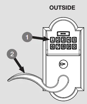 EMTEK Modern Style and Classic Style Electronic Keypad Lever Locksets - How to Use 1