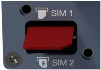 westermo Merlin 4400 Series Industrial Cellular - Inserting SIM Cards 1