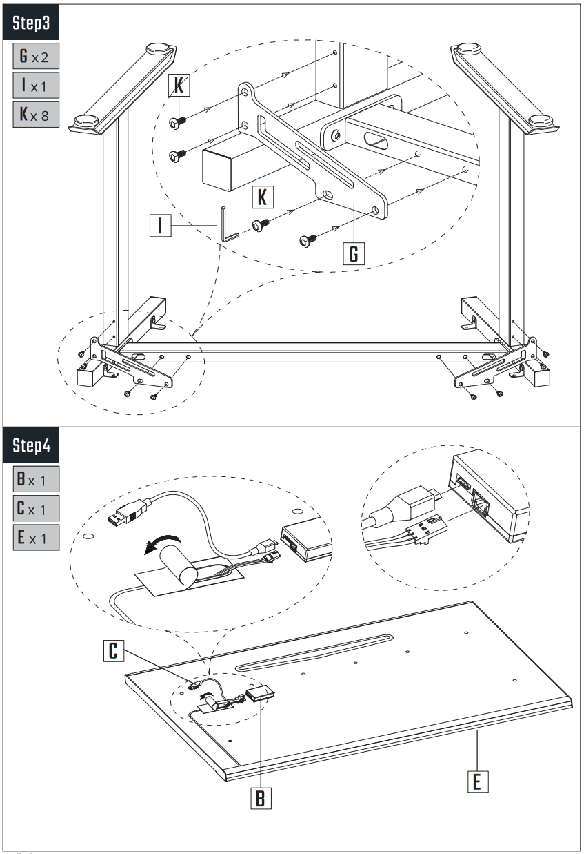 COOLER MASTER GD120 ARGB Gaming Desk - fig 9