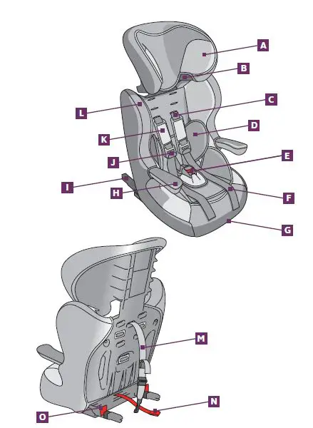 chicco L13 Car Seat-1