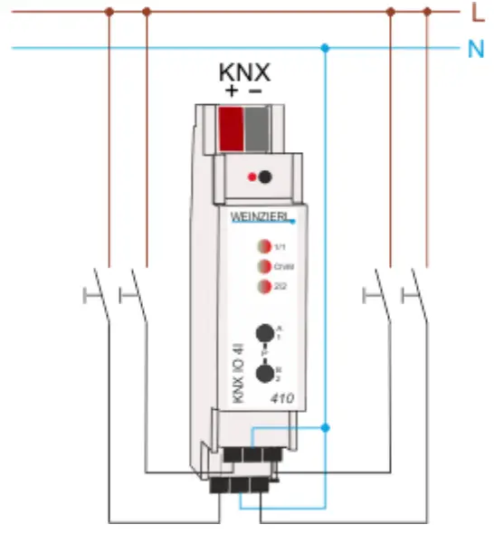 WEINZIERL 5230 KNX IO 511 Switch Actuator- fig 1