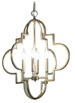 Signature Hardware 440544 Aldrich 4 Light Pendant Chandelier