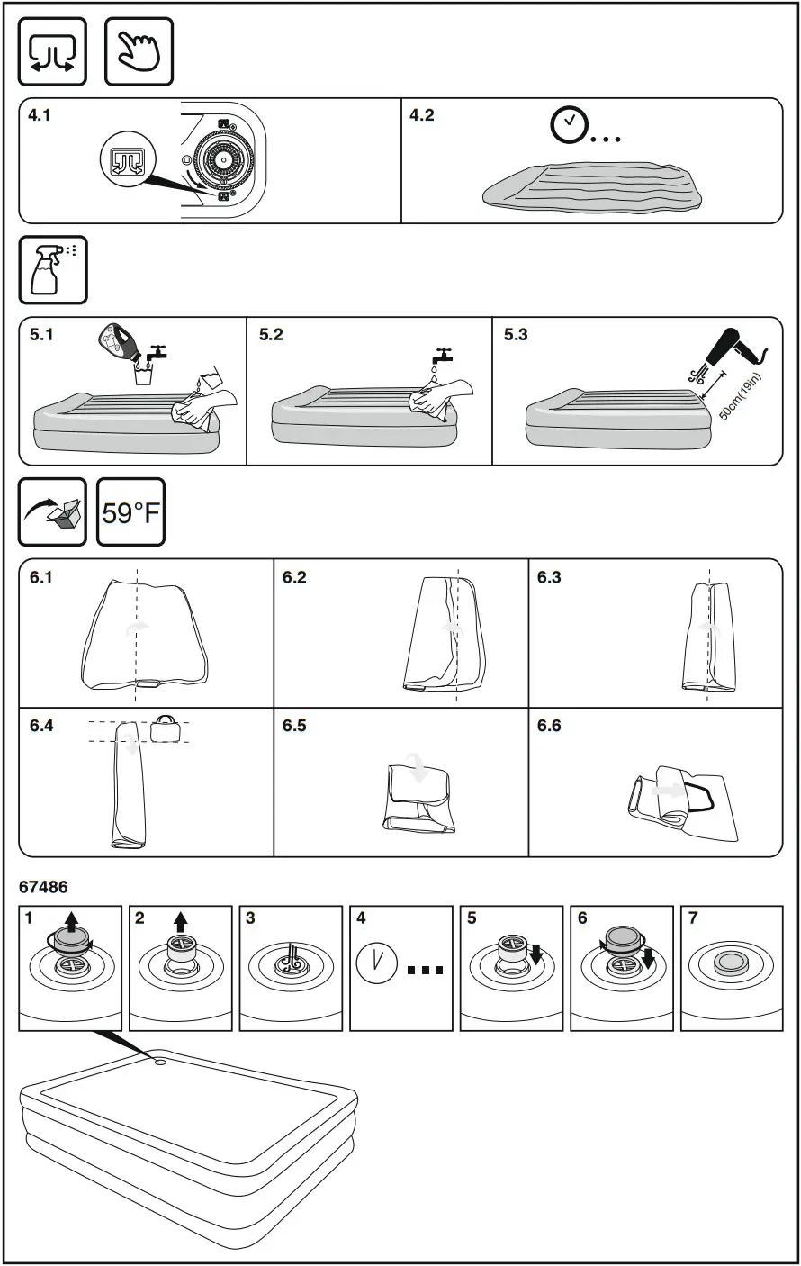 Bestway 67403 Built IN AC Pump Airbed - Figure2