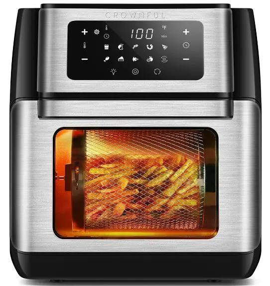 CROWNFUL TXG-KK-DT10L-D-W Smart Air Fryer Oven