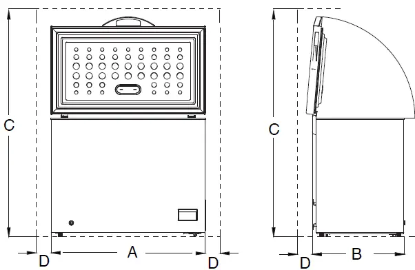 GODDESS-FTE-2200-WW8E -Vertical-Freezer-fig-2