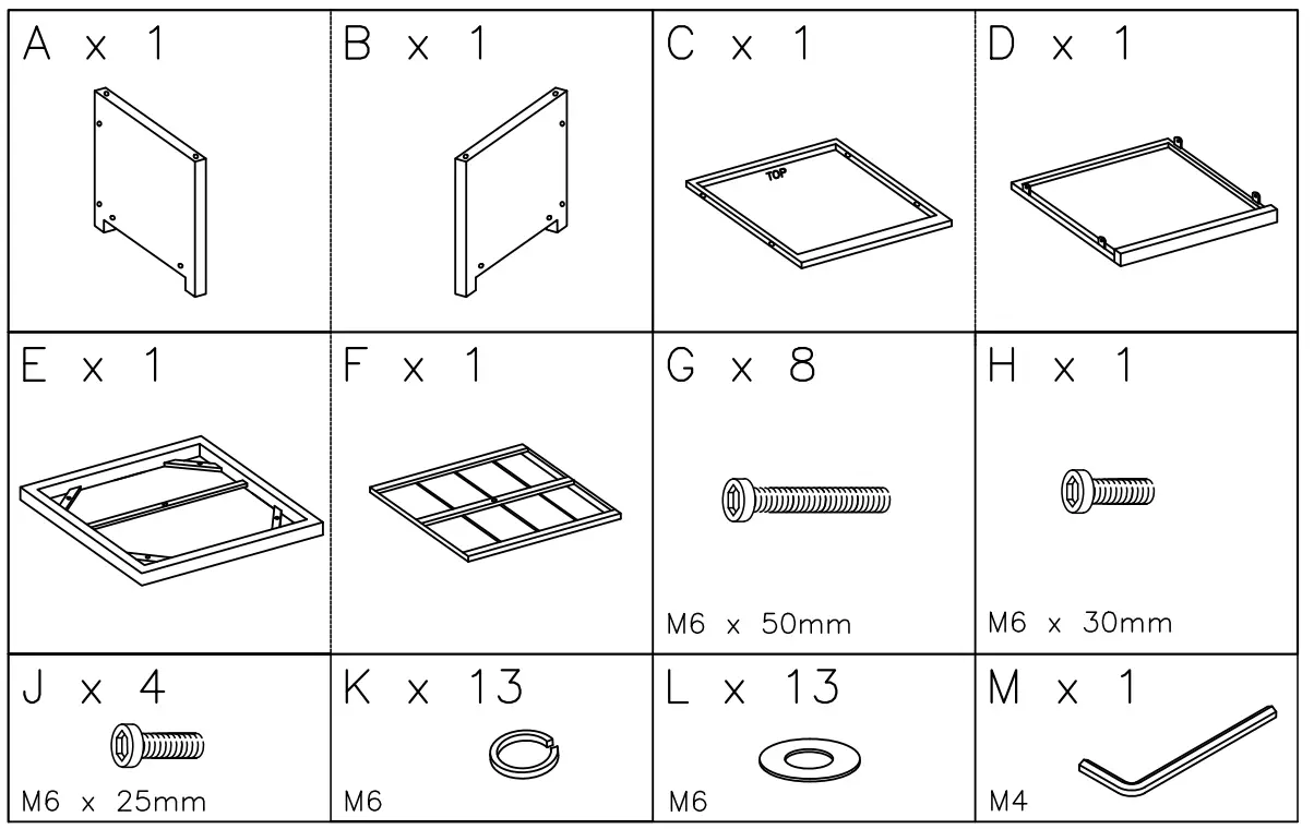 ASHLEY P440702 Square End Table - fig