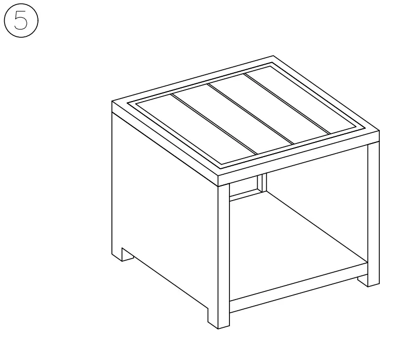 ASHLEY P440702 Square End Table - fig4