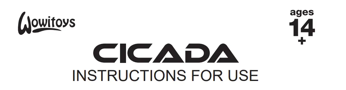 Alza H4824 Wowitoys Cicada 2.4g Quadcopter Instruction Manual